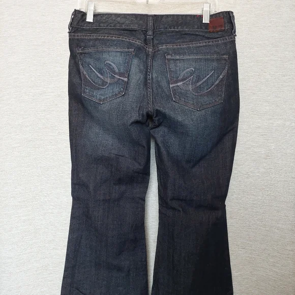Express X2 Stella Full Leg Low Rise Jeans Size 8S - Picture 4 of 11